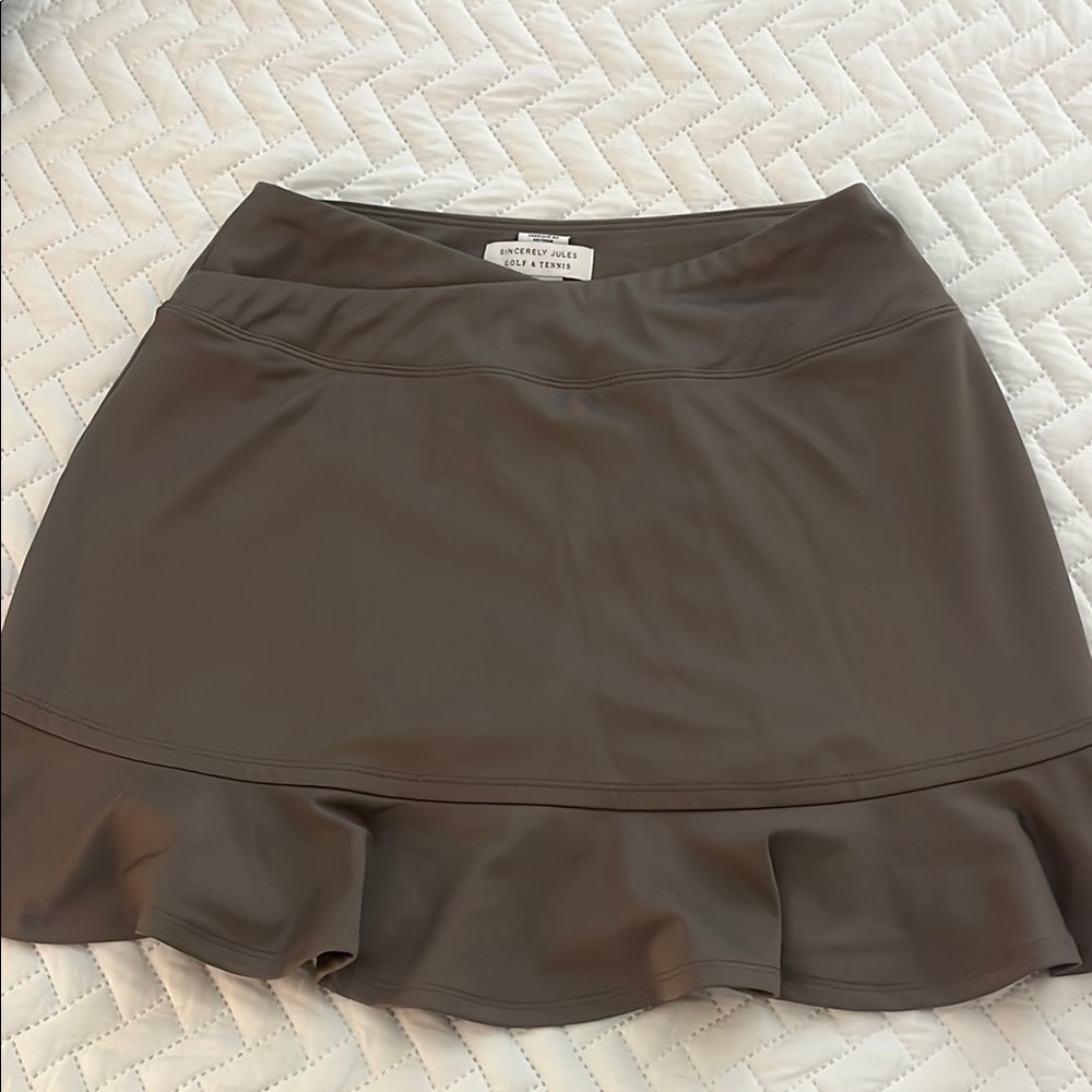 Sincerely Jules Brown Mini Skirt